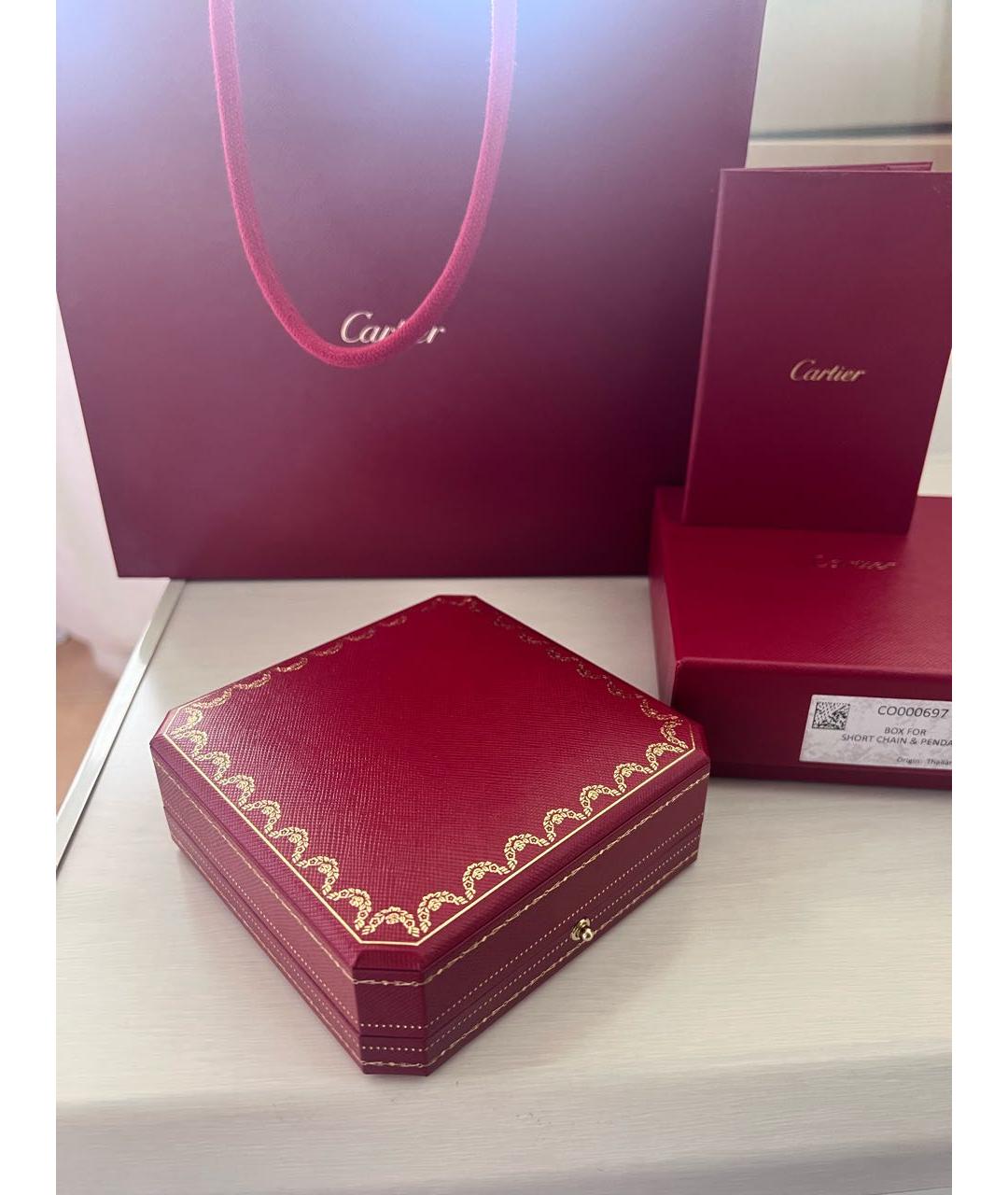 CARTIER Белое колье из белого золота, фото 5