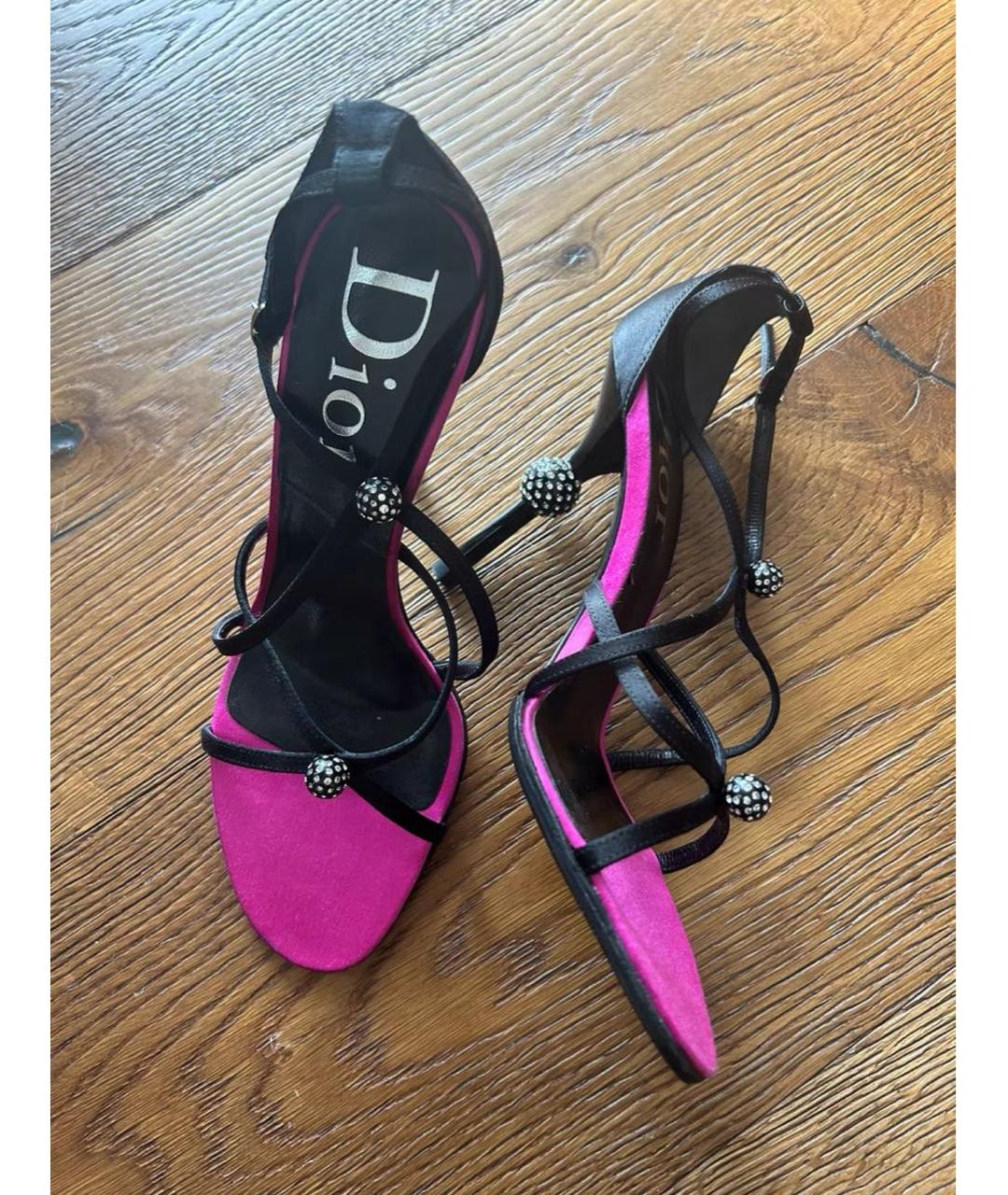 CHRISTIAN DIOR Фуксия туфли, фото 2