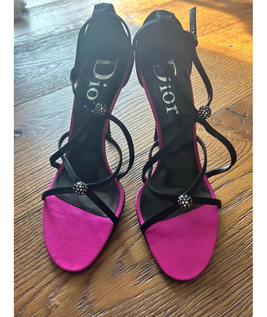 CHRISTIAN DIOR Фуксия туфли, фото 3