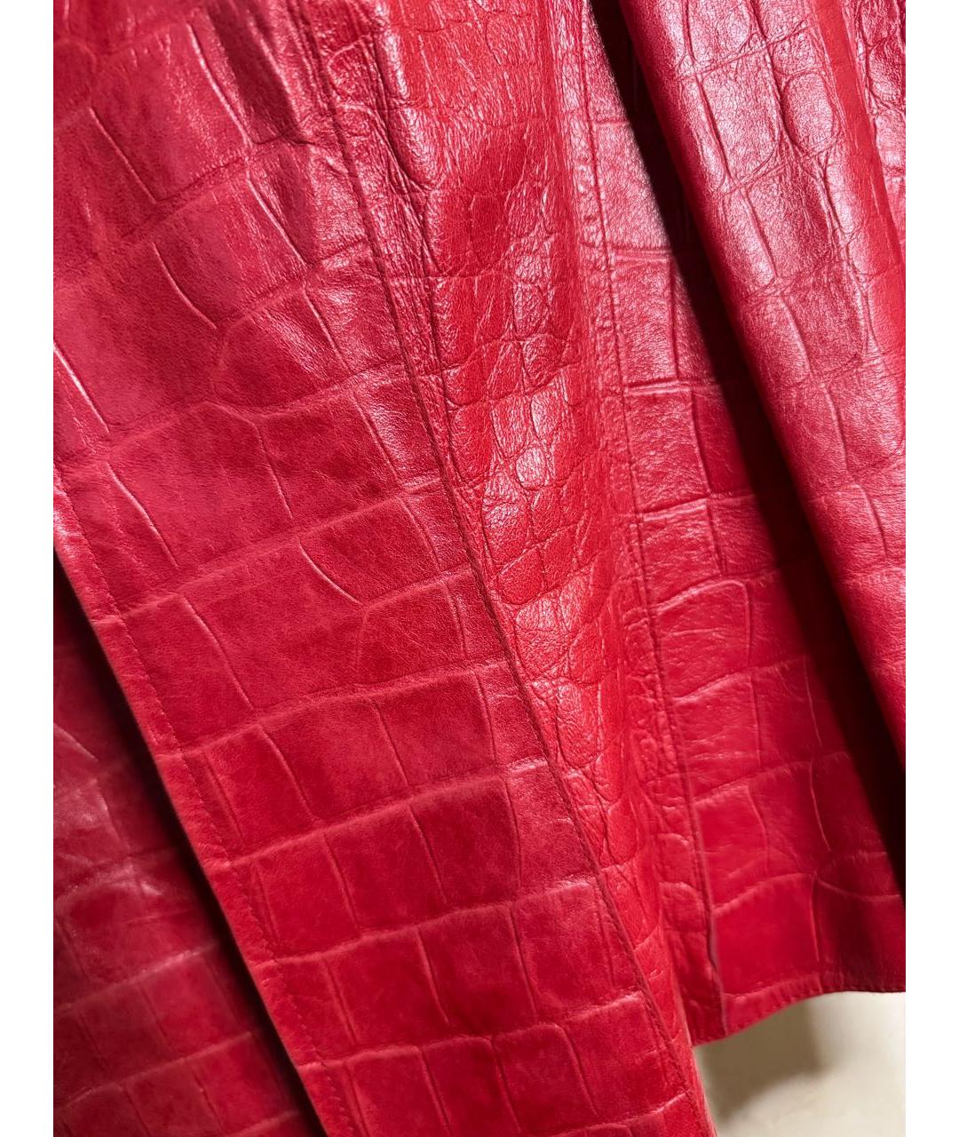 ESCADA Коралловая кожаная куртка, фото 8