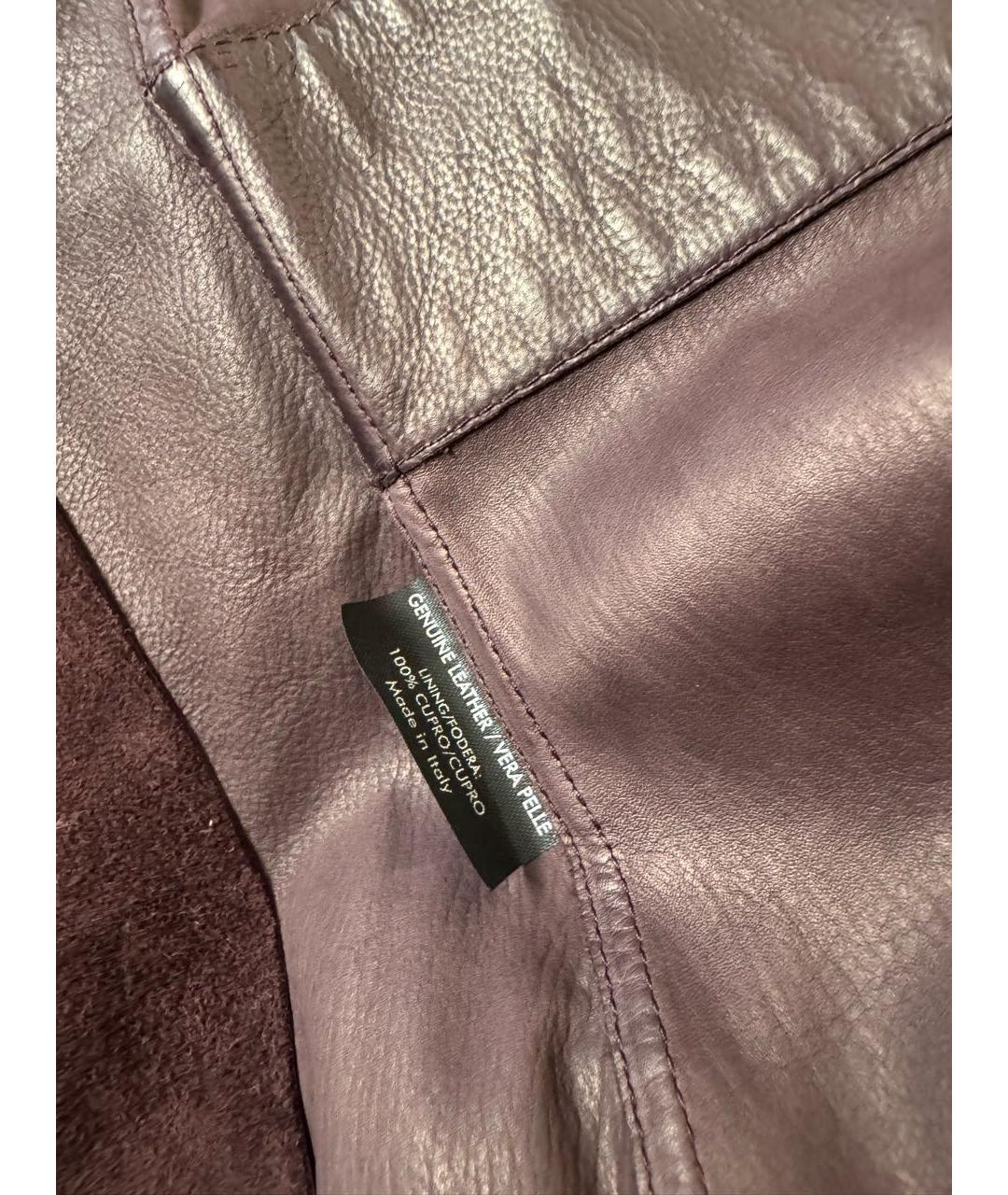 GUCCI Бордовая замшевая куртка, фото 7
