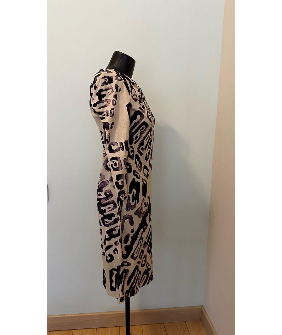 EMILIO PUCCI Бежевое шелковое платье, фото 5