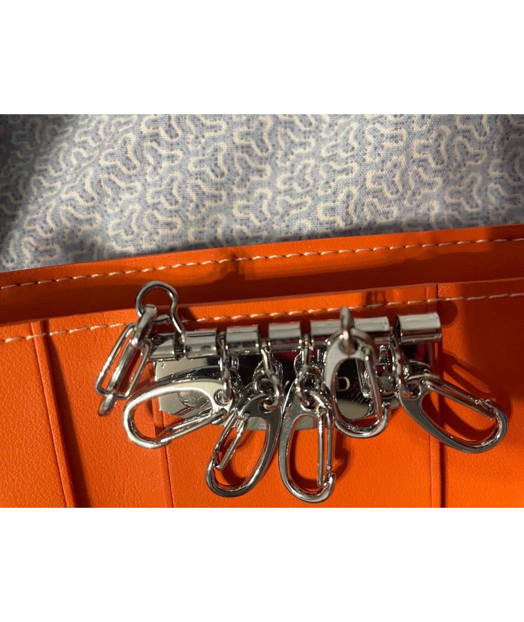 GOYARD Оранжевая ключница, фото 6