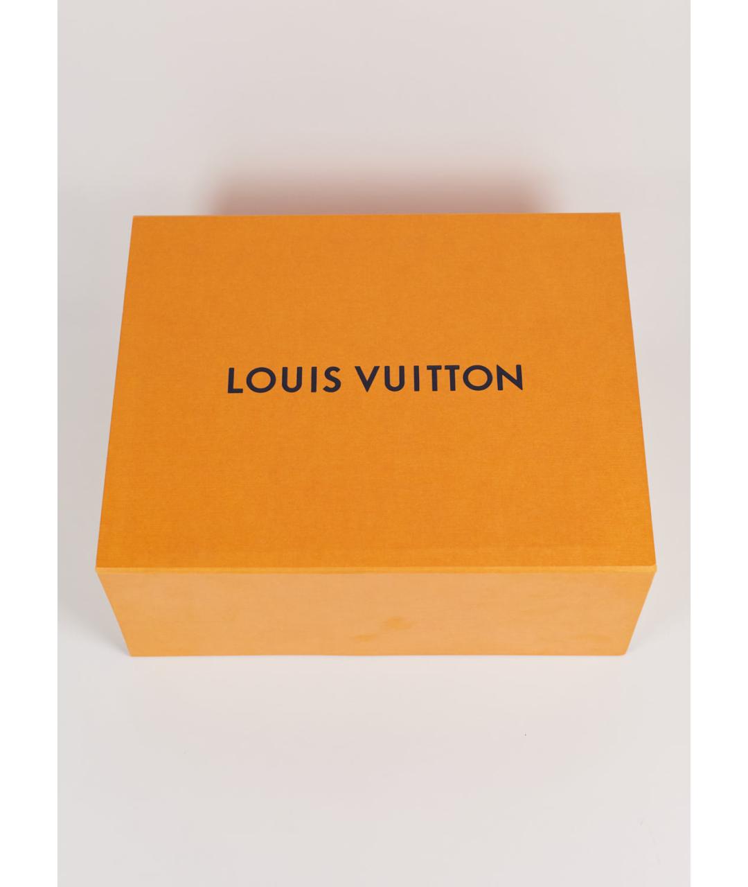 LOUIS VUITTON Черные текстильные ботильоны, фото 8