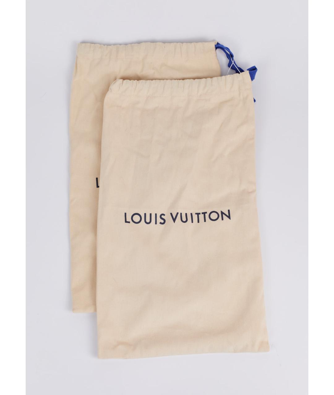 LOUIS VUITTON Черные текстильные ботильоны, фото 7