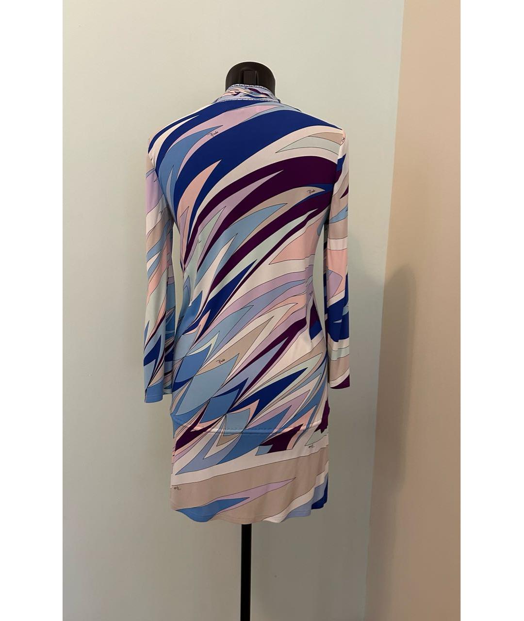 EMILIO PUCCI Мульти вискозное платье, фото 2