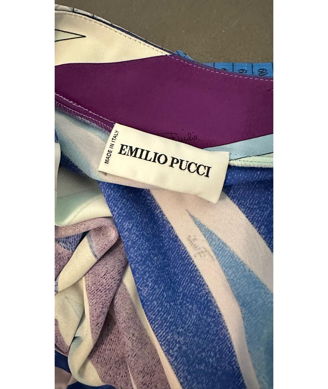 EMILIO PUCCI Мульти вискозное платье, фото 3