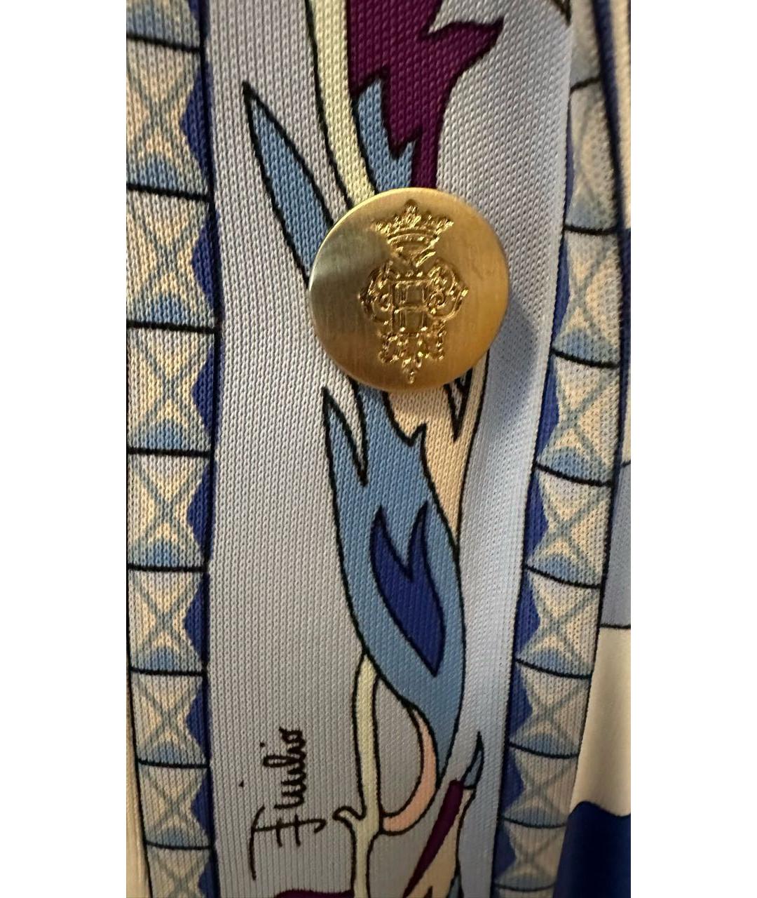EMILIO PUCCI Мульти вискозное платье, фото 4