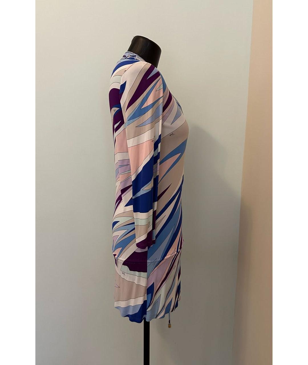EMILIO PUCCI Мульти вискозное платье, фото 6