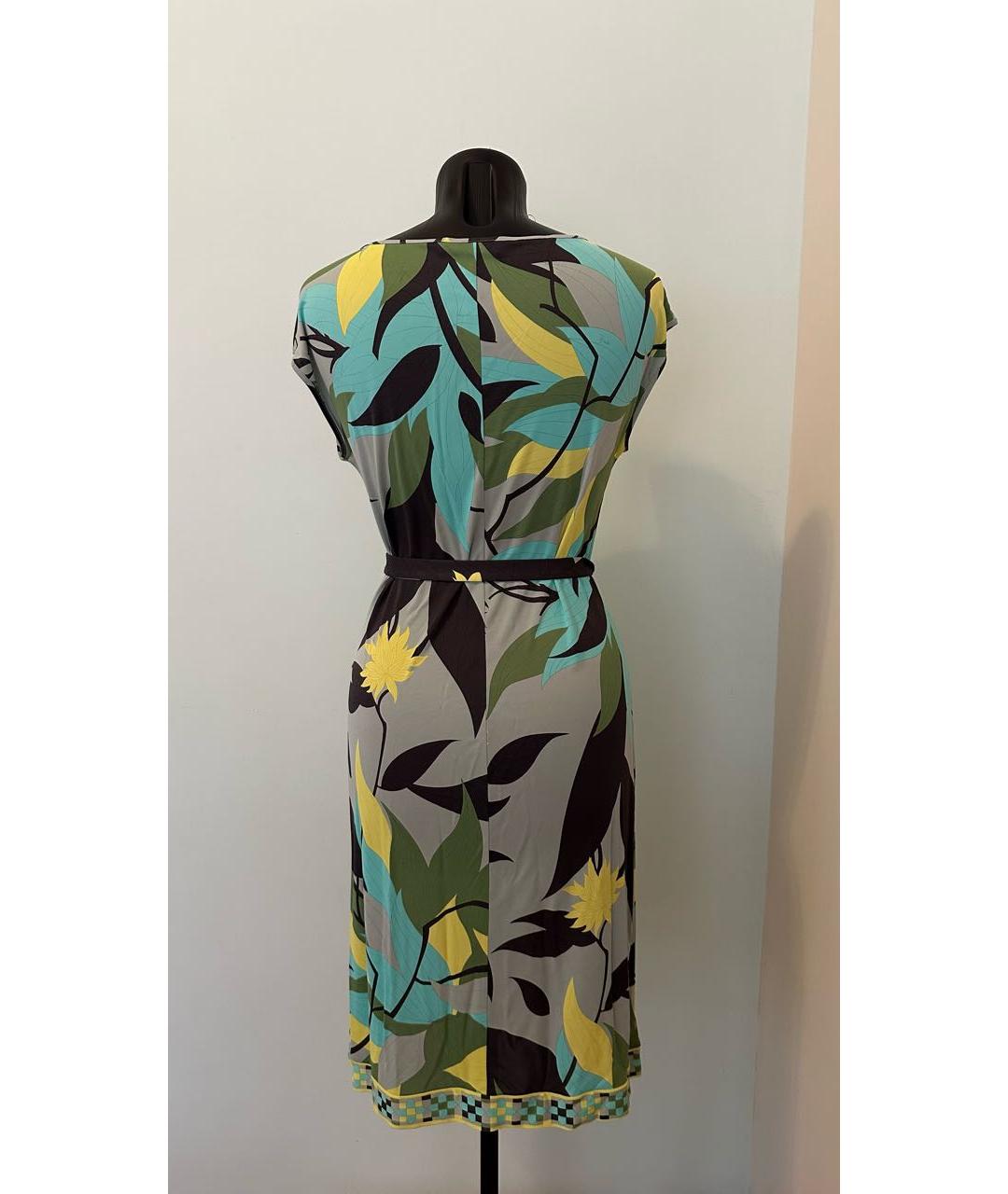 EMILIO PUCCI Зеленые вискозное платье, фото 2