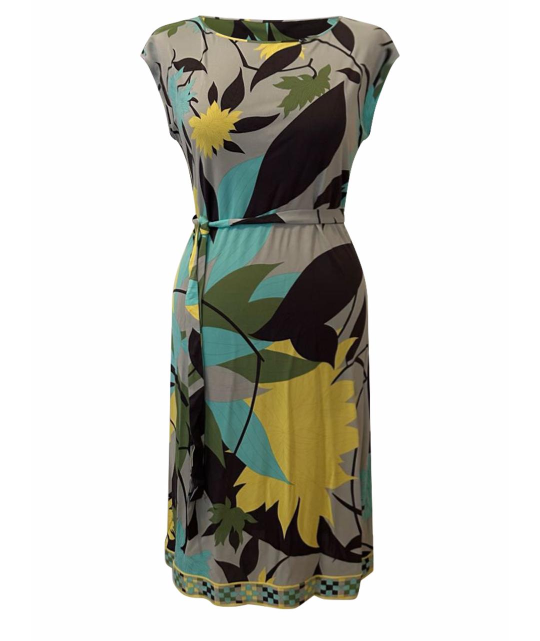 EMILIO PUCCI Зеленые вискозное платье, фото 1