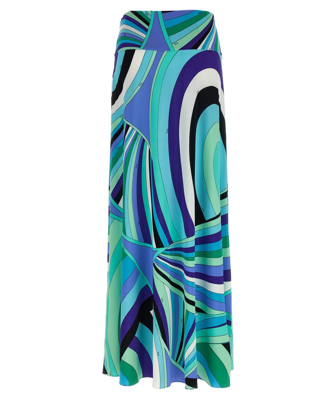 EMILIO PUCCI Мульти вискозная юбка макси, фото 2