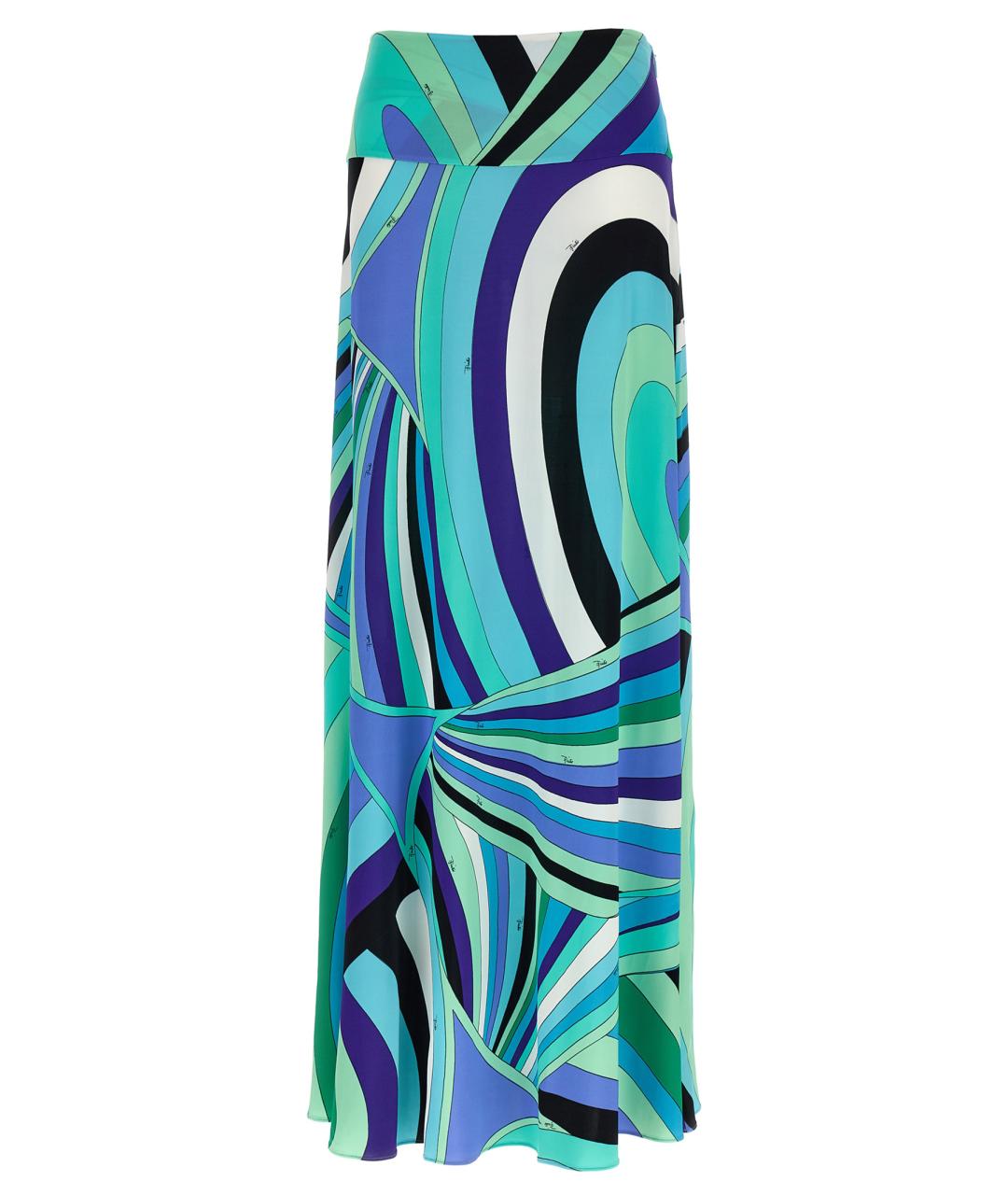 EMILIO PUCCI Мульти вискозная юбка макси, фото 1
