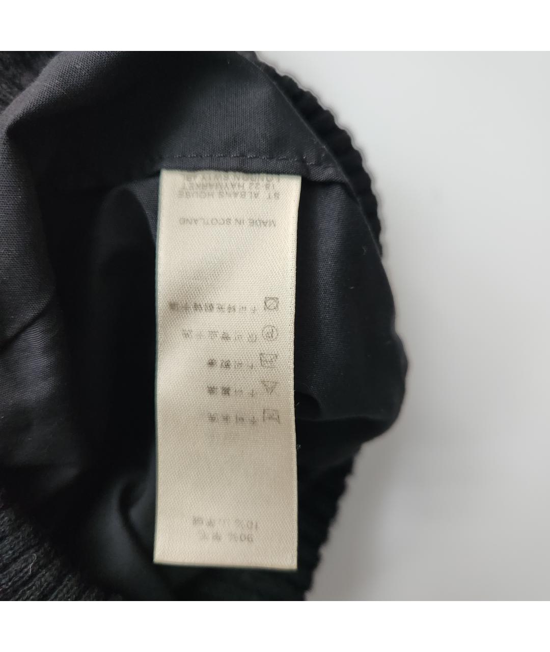 BURBERRY Серая шерстяная шапка, фото 6