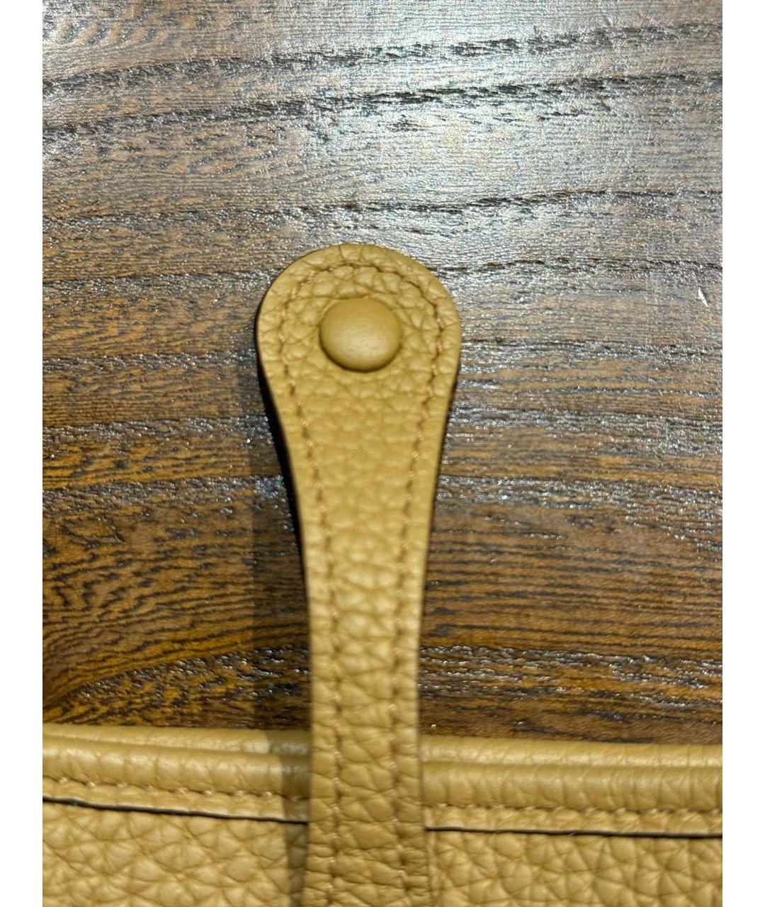 HERMES Коричневая кожаная поясная сумка, фото 5