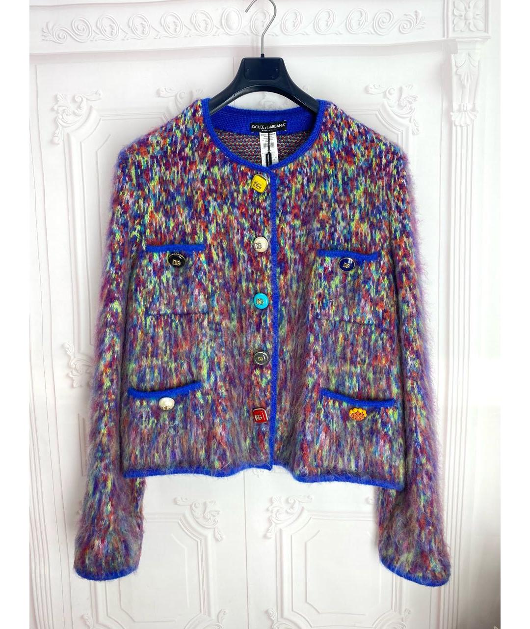 DOLCE&GABBANA Мульти кардиган, фото 9