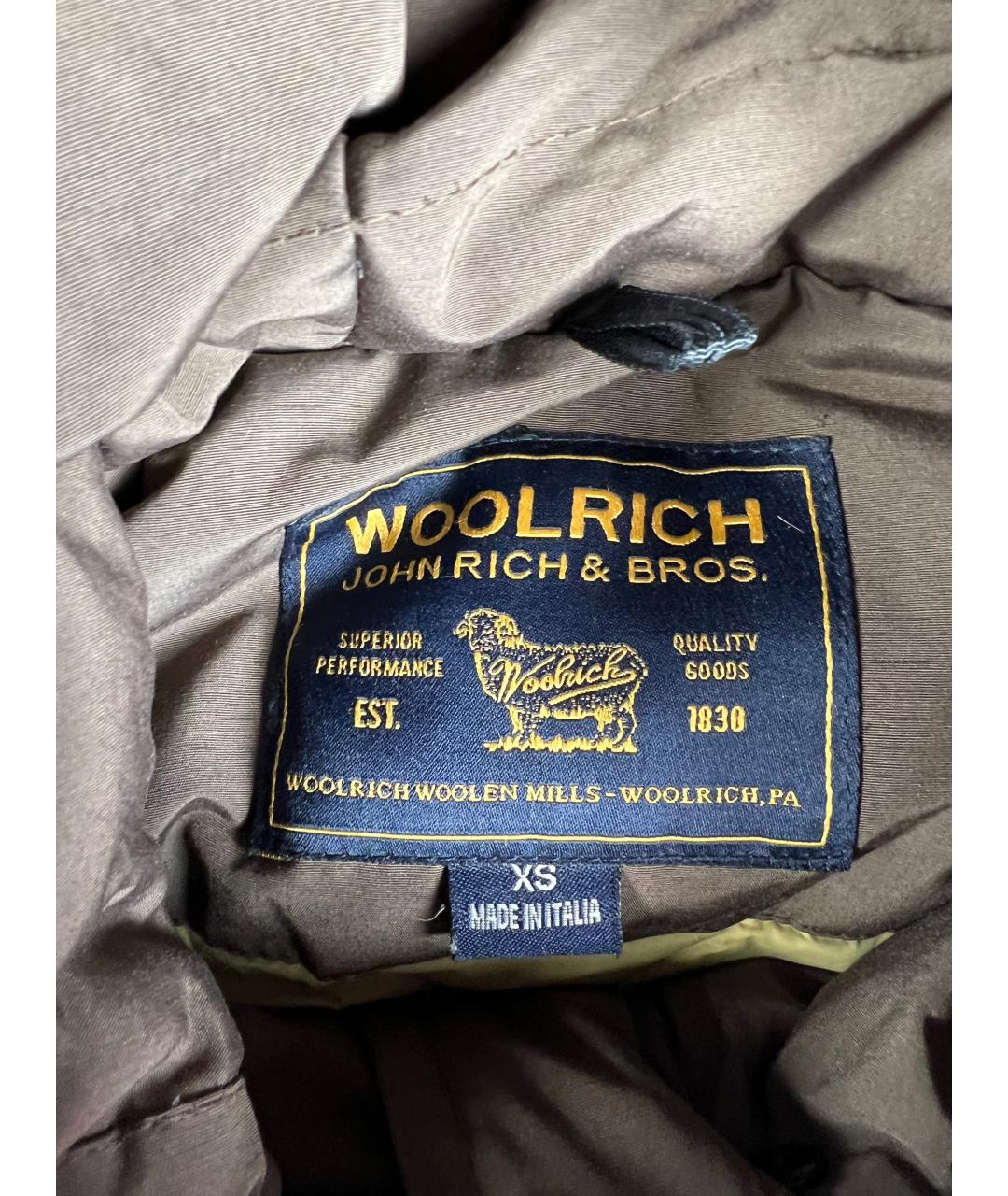 WOOLRICH Хаки парка, фото 5