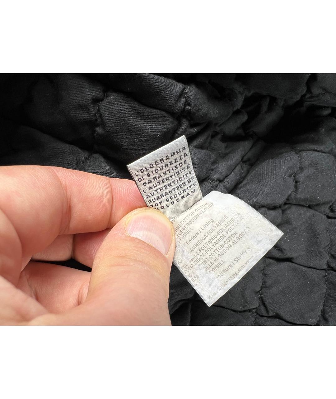 DOLCE&GABBANA Черная парка, фото 5