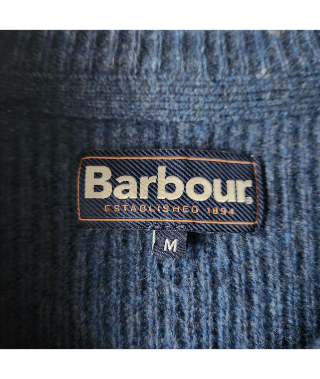 BARBOUR Синий шерстяной джемпер / свитер, фото 3