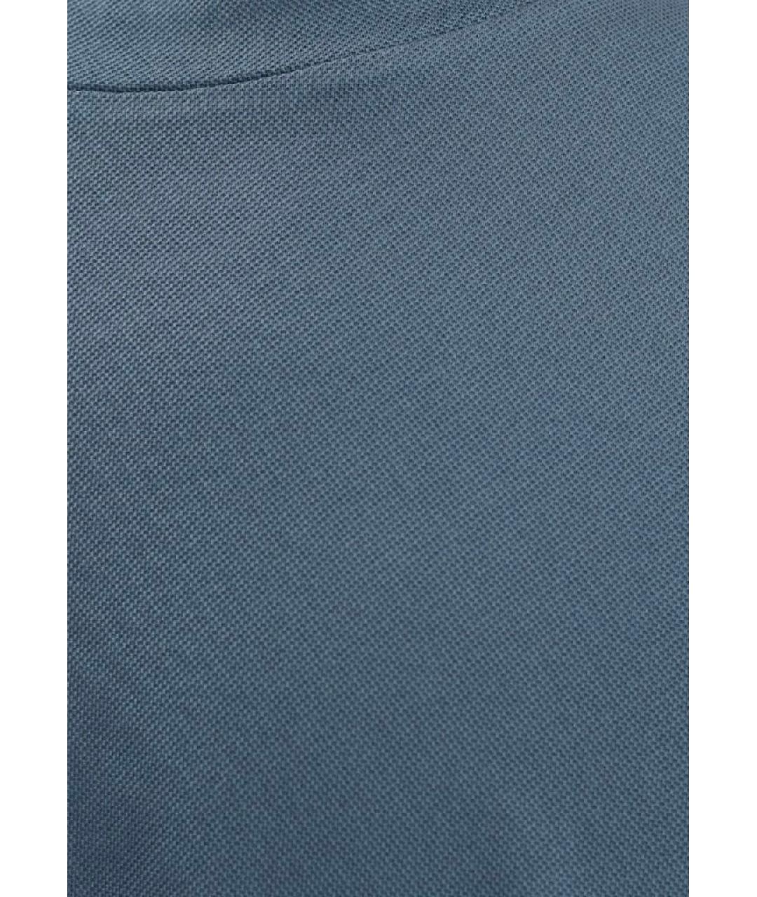 CANALI Синяя хлопковая футболка, фото 2