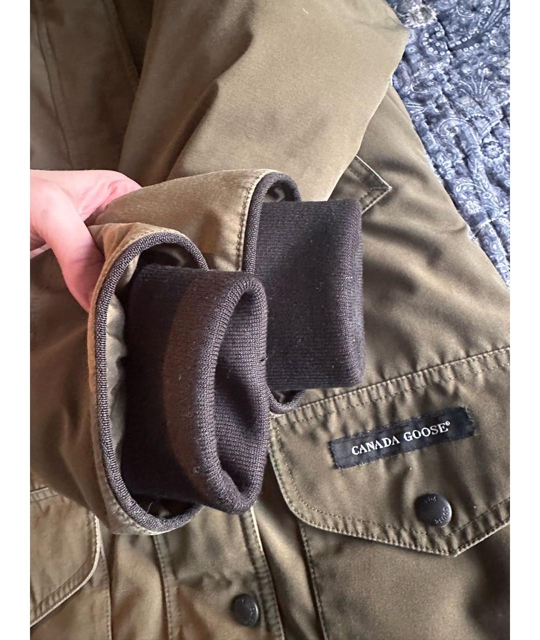 CANADA GOOSE Хаки парка, фото 4