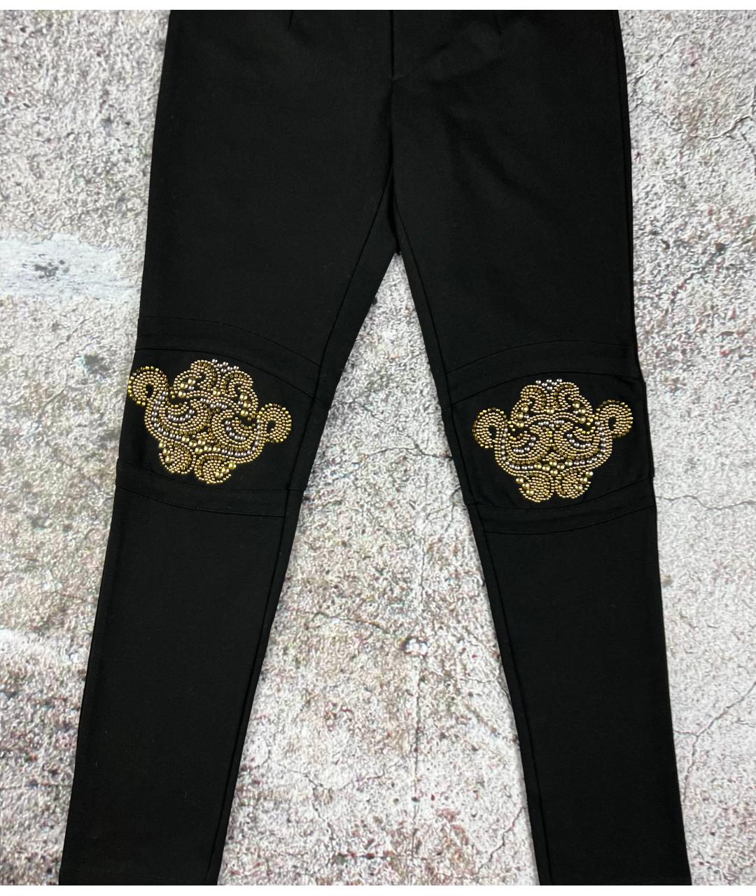 PHILIPP PLEIN Черные брюки узкие, фото 2
