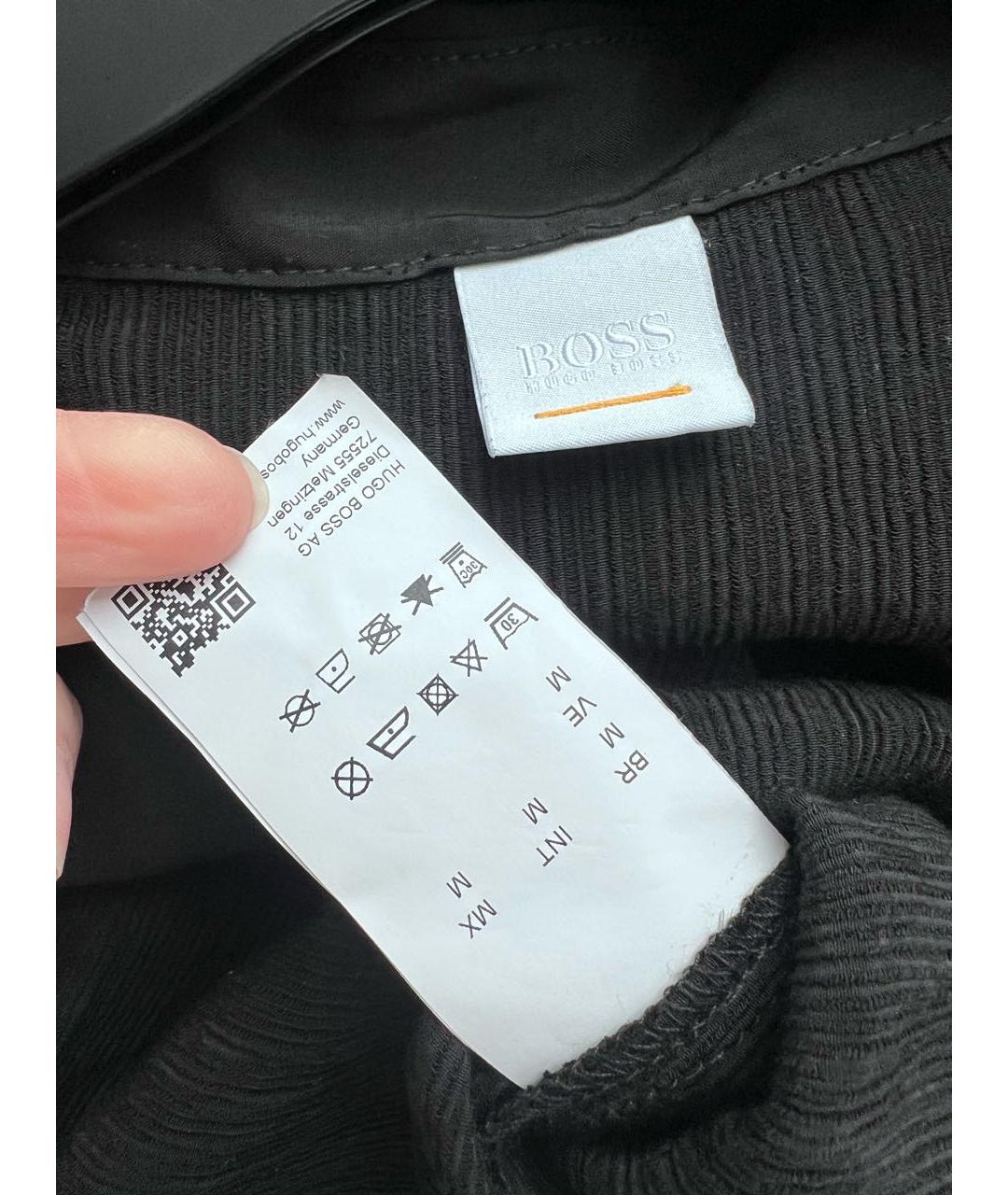 HUGO BOSS Черная рубашка, фото 3
