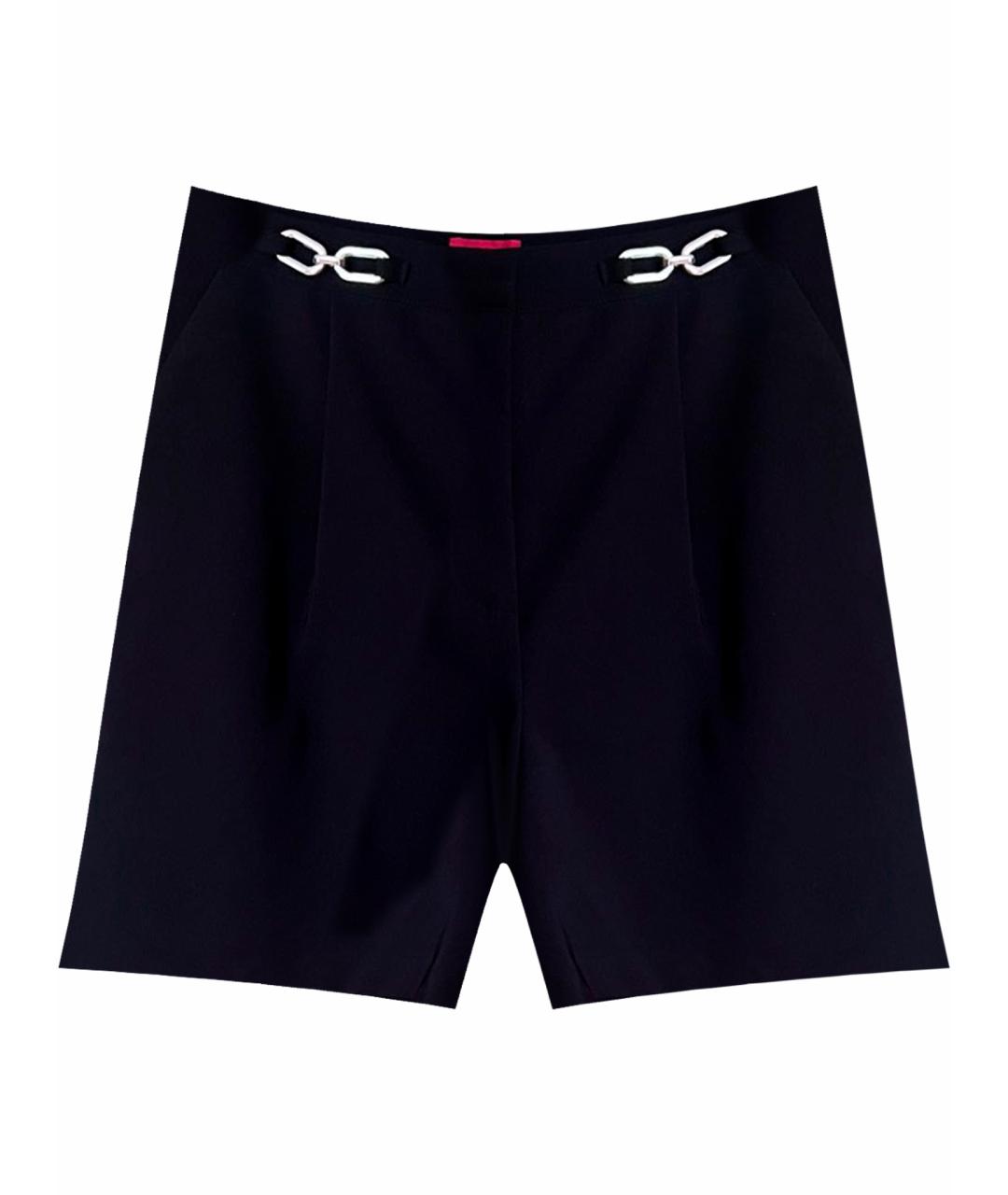 HUGO BOSS Черные шерстяные шорты, фото 1