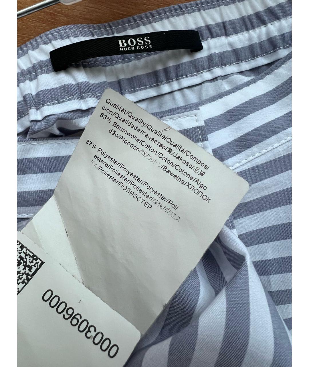 HUGO BOSS Белая хлопковая юбка миди, фото 4