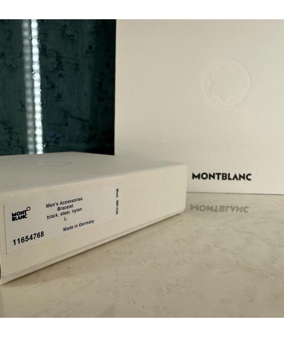 MONTBLANC Черный браслет, фото 5
