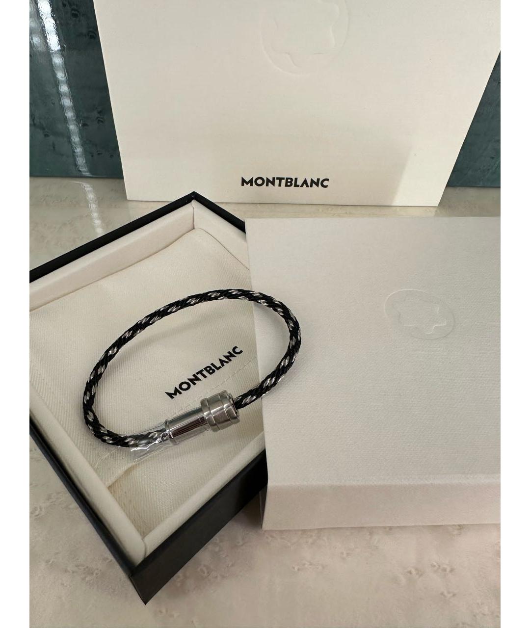 MONTBLANC Черный браслет, фото 3