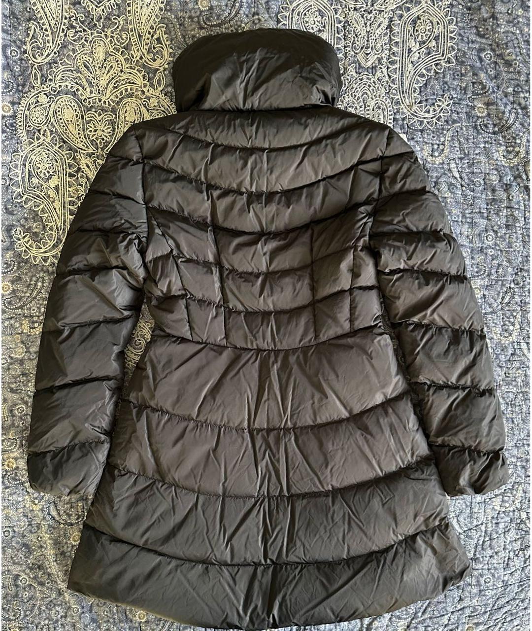 MONCLER Черный полиамидовый пуховик, фото 2