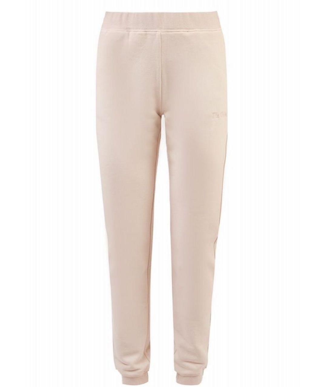 MAX MARA THE CUBE Бежевые хлопковые брюки узкие, фото 1