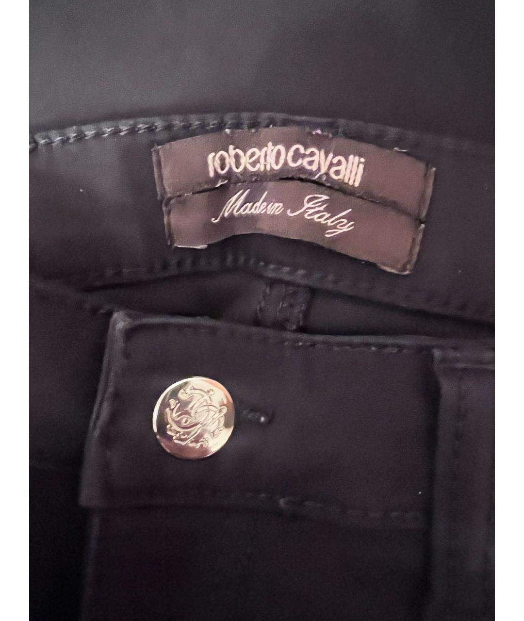 ROBERTO CAVALLI Черные джинсы клеш, фото 3
