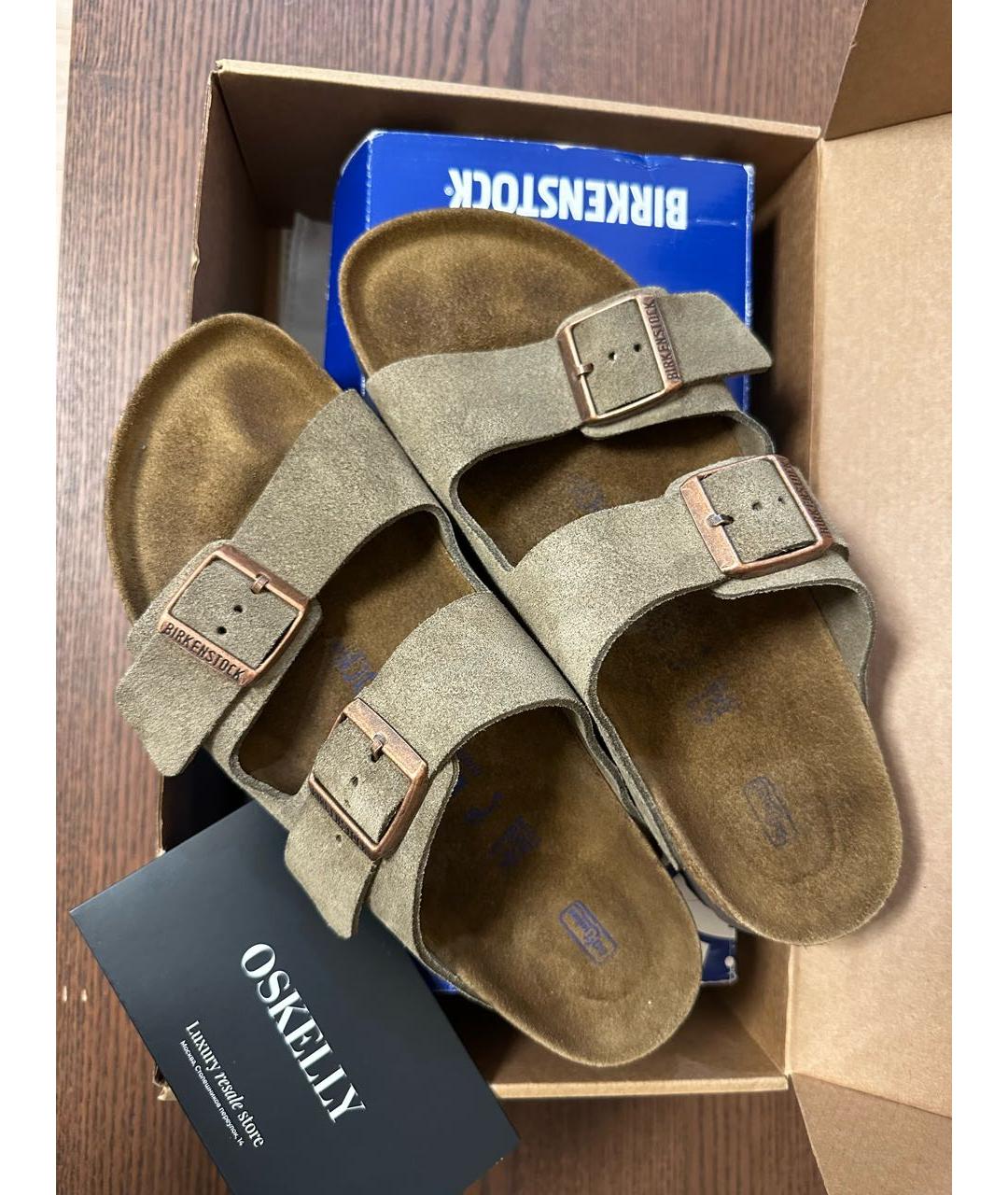 BIRKENSTOCK Замшевые сандалии, фото 3