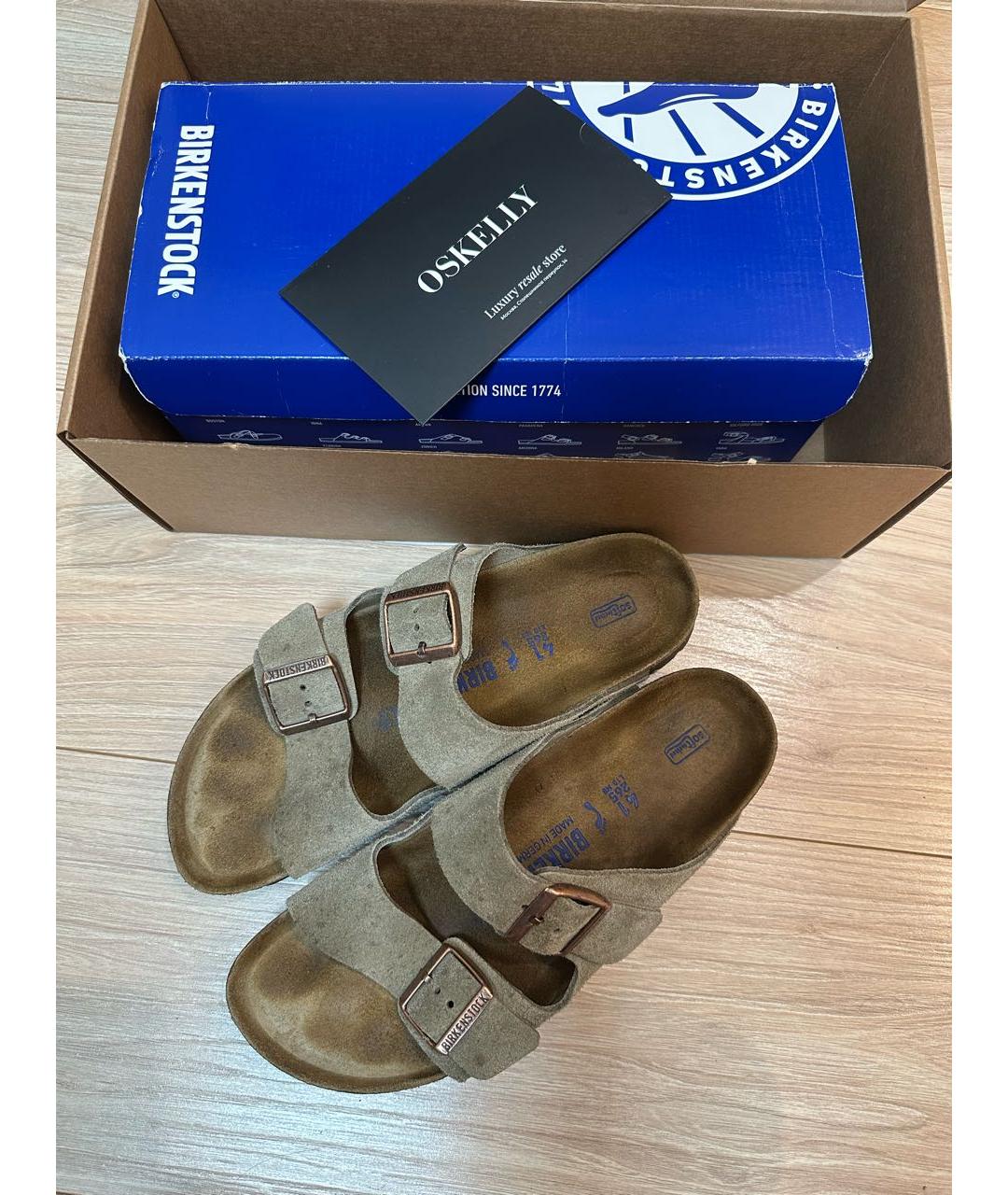 BIRKENSTOCK Замшевые сандалии, фото 3
