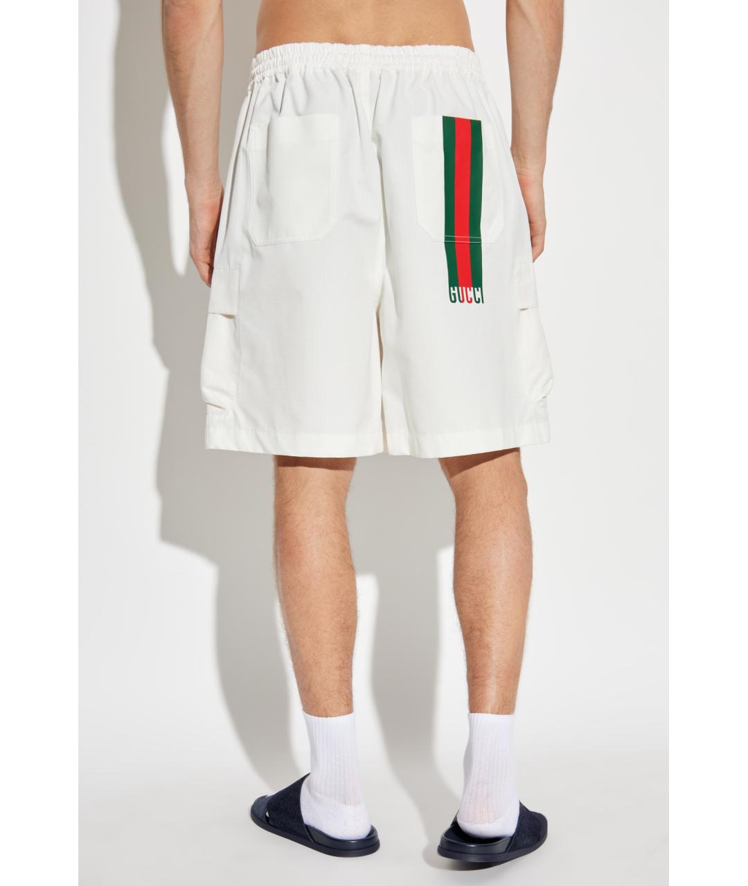 GUCCI Белые шорты, фото 3