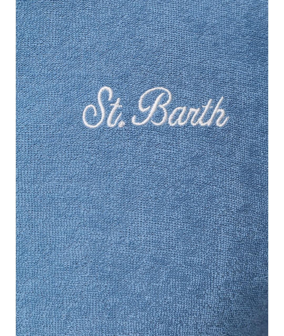 MC2 SAINT BARTH Голубая футболка, фото 4