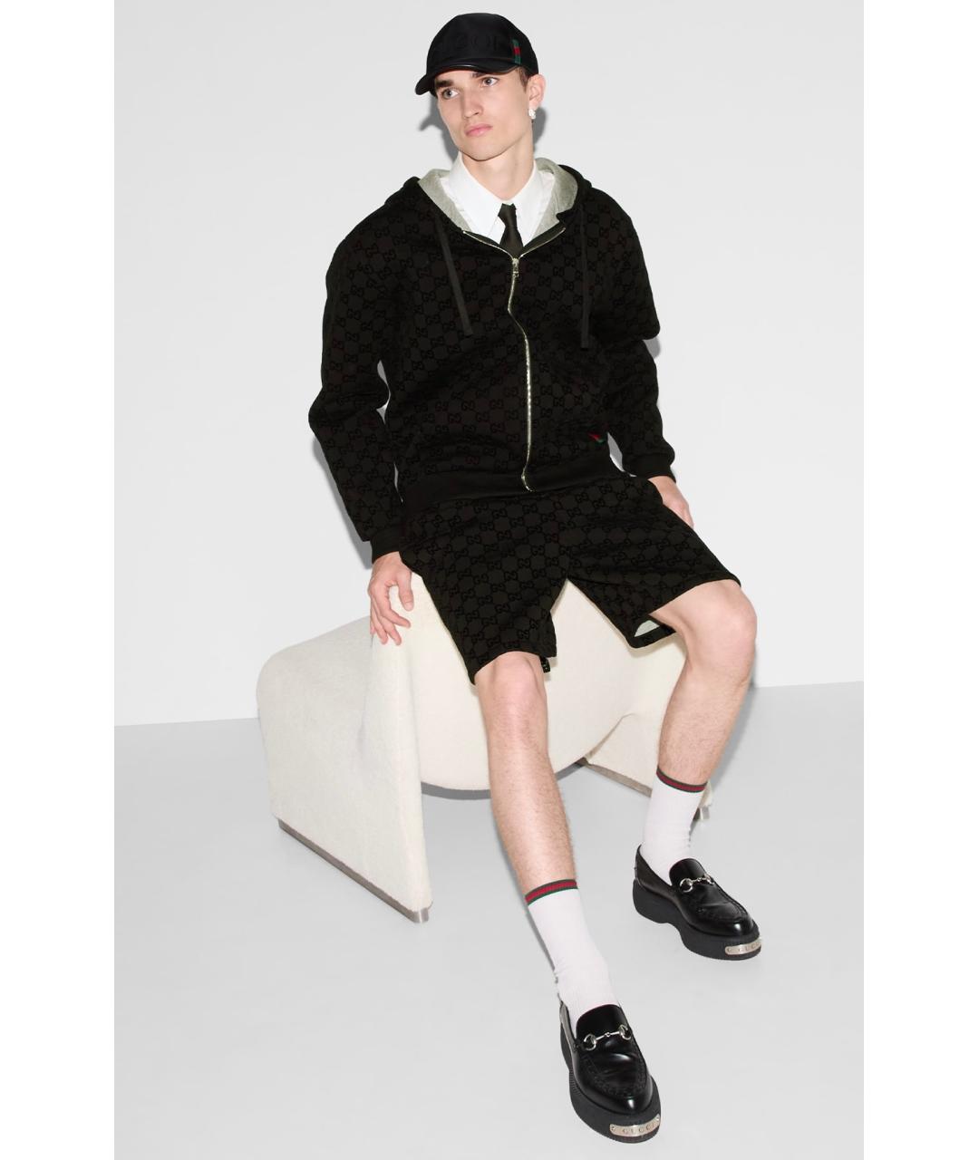 GUCCI Черные шорты, фото 2