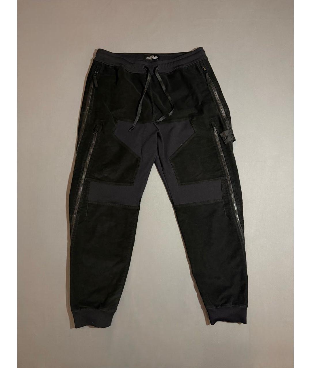 STONE ISLAND SHADOW PROJECT Черные хлопковые повседневные брюки, фото 7