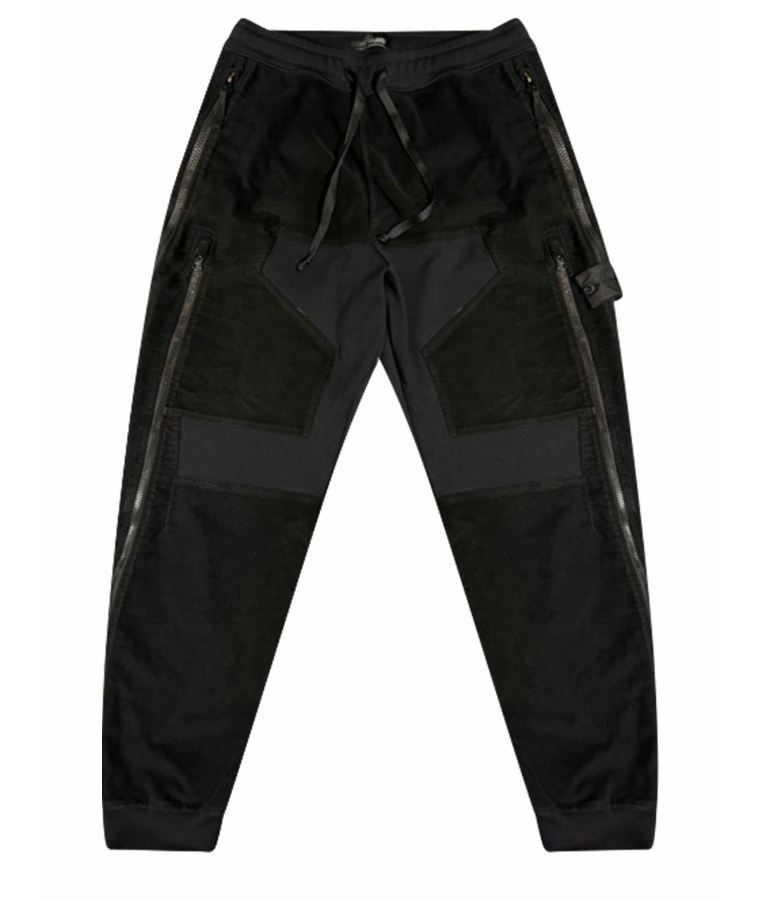 STONE ISLAND SHADOW PROJECT Черные хлопковые повседневные брюки, фото 1