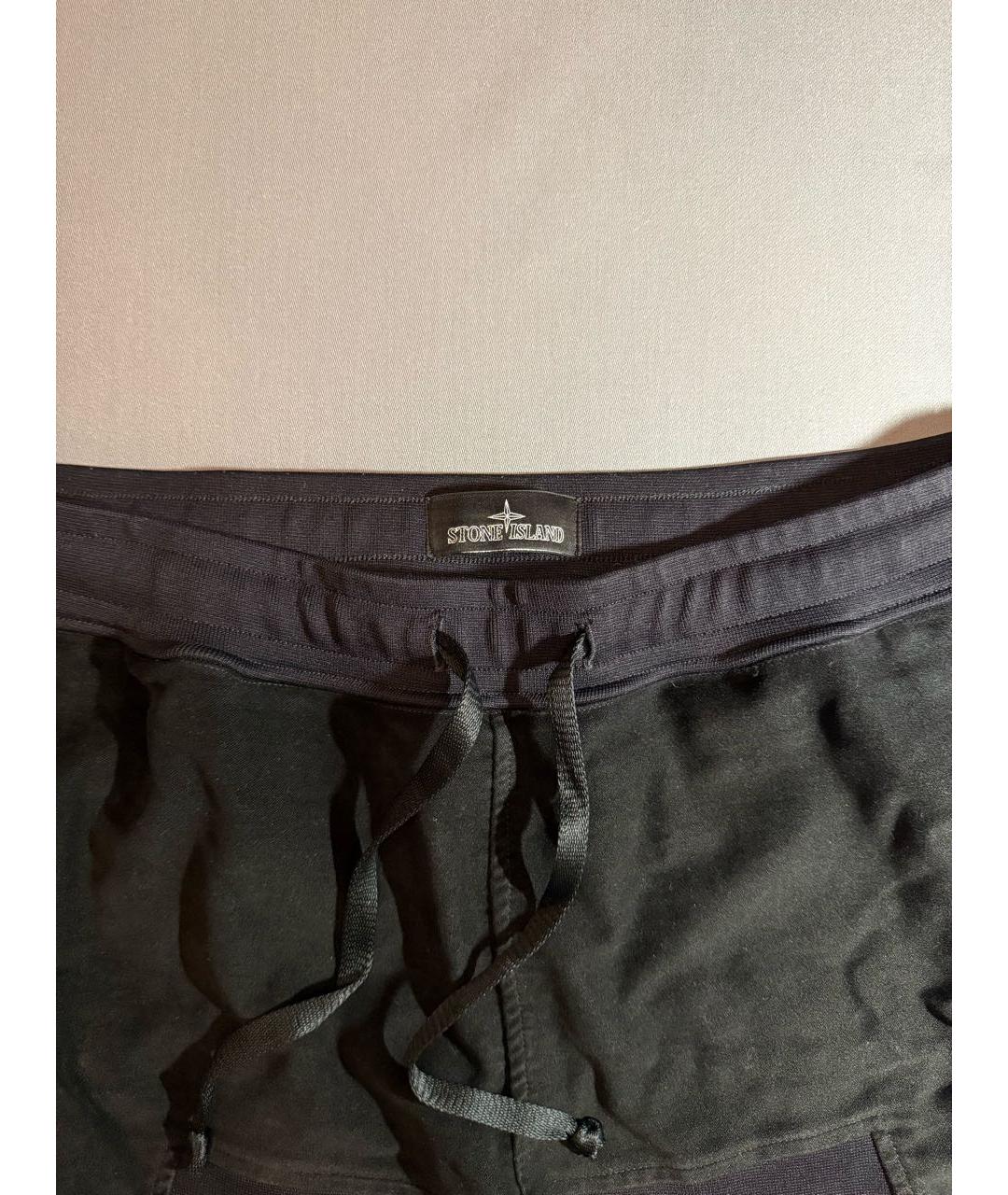 STONE ISLAND SHADOW PROJECT Черные хлопковые повседневные брюки, фото 4