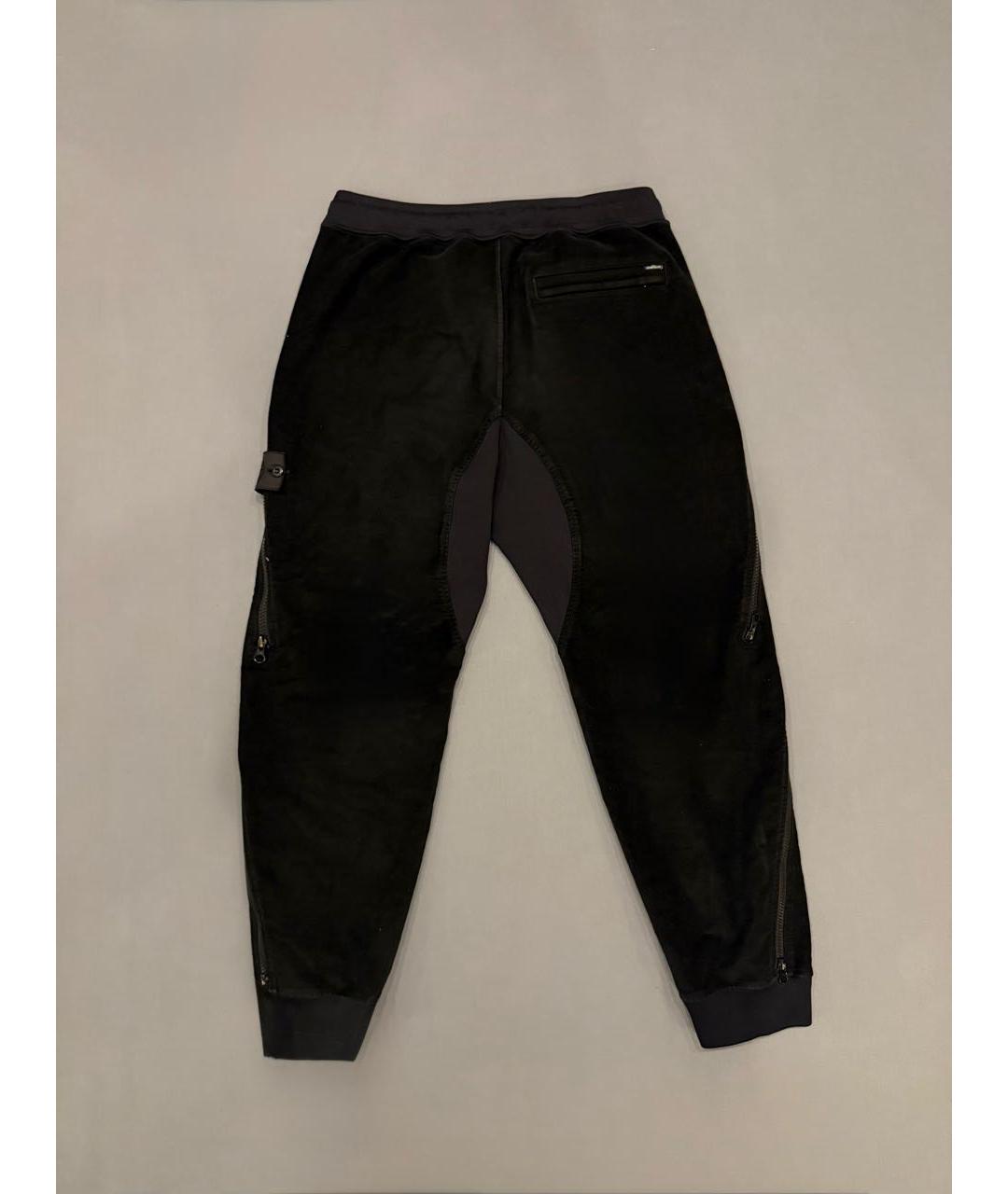 STONE ISLAND SHADOW PROJECT Черные хлопковые повседневные брюки, фото 3