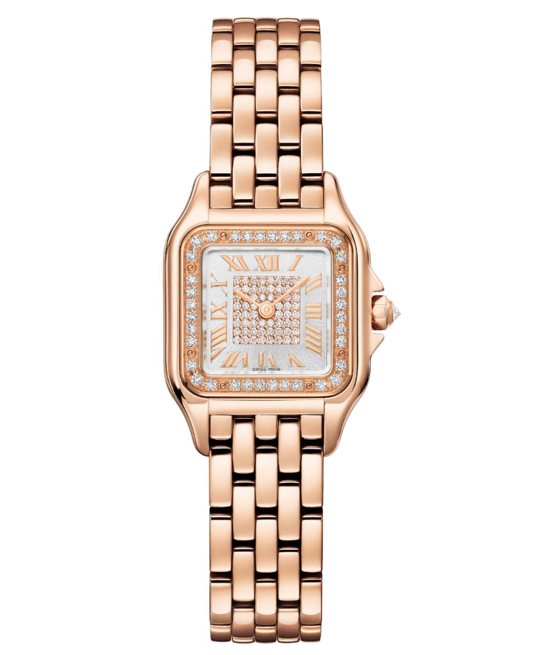 CARTIER Серебряные часы из розового золота, фото 2