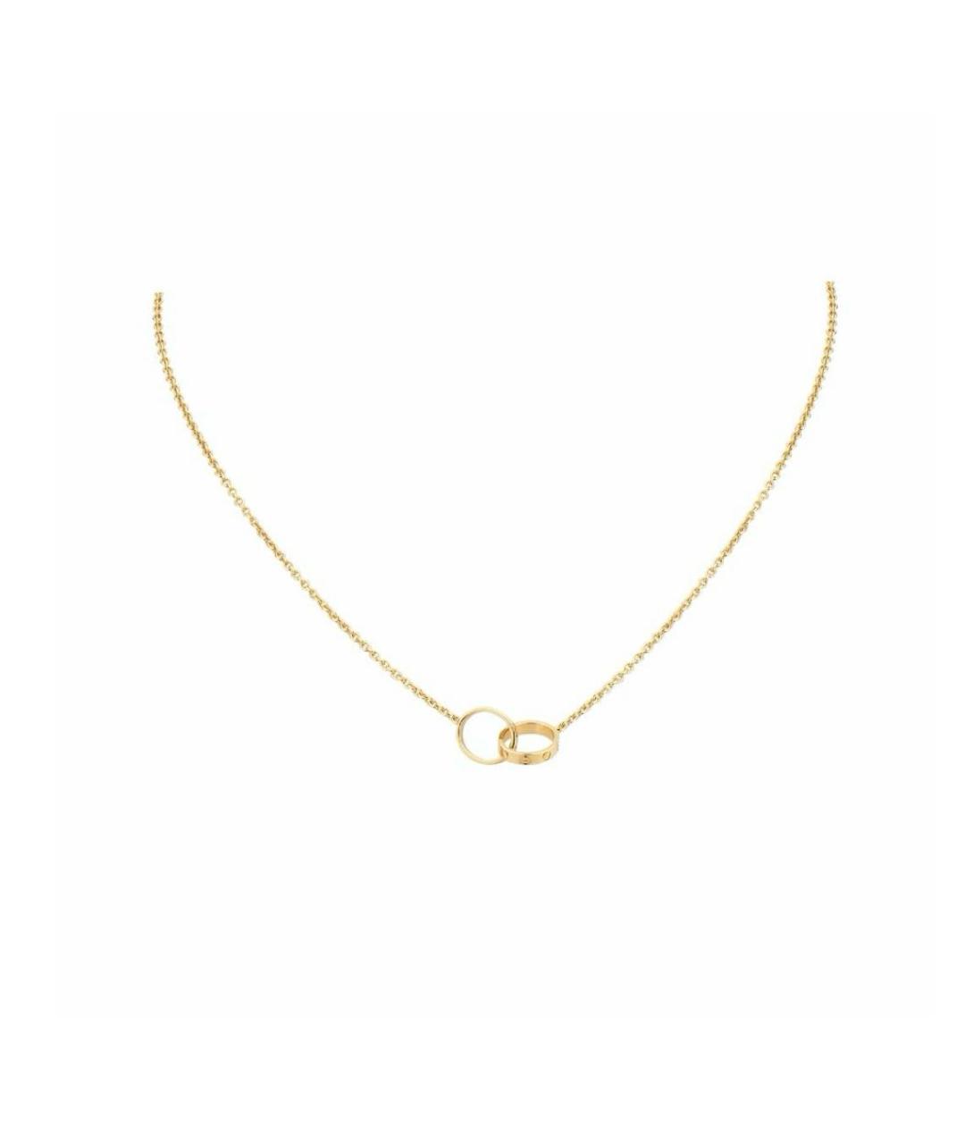 CARTIER Желтое колье из желтого золота, фото 2