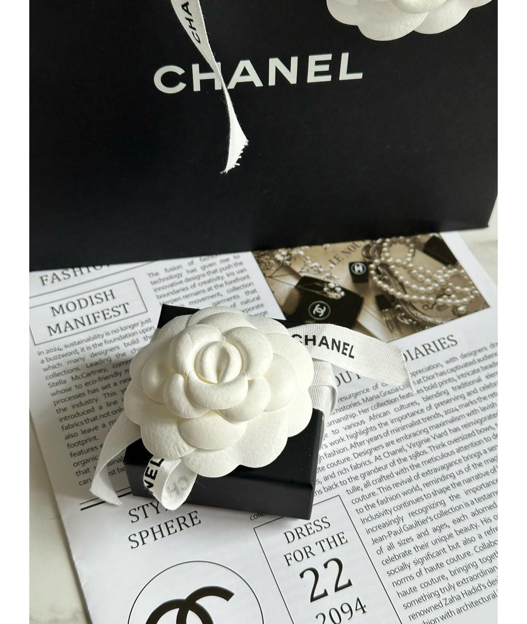 CHANEL Золотые серьги, фото 5