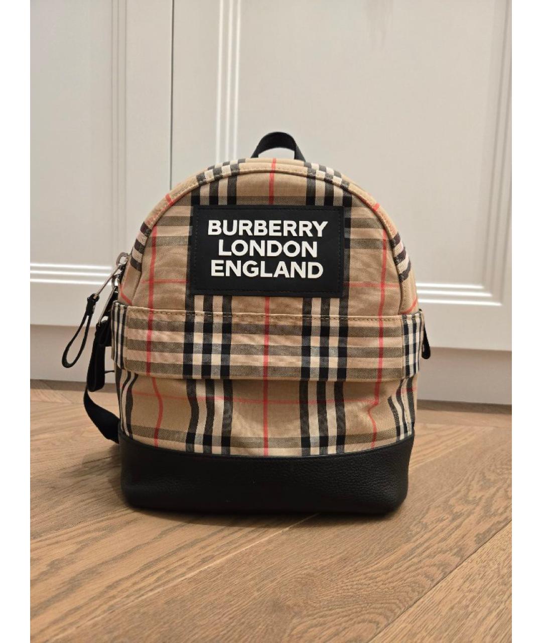 BURBERRY Бежевый рюкзак, фото 4