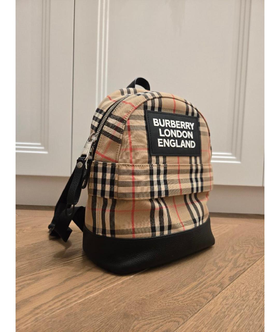 BURBERRY Бежевый рюкзак, фото 2