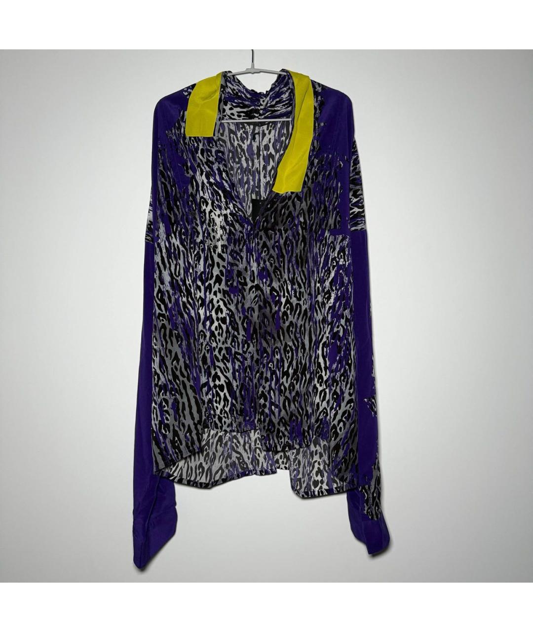 HAIDER ACKERMANN Мульти шелковая кэжуал рубашка, фото 7