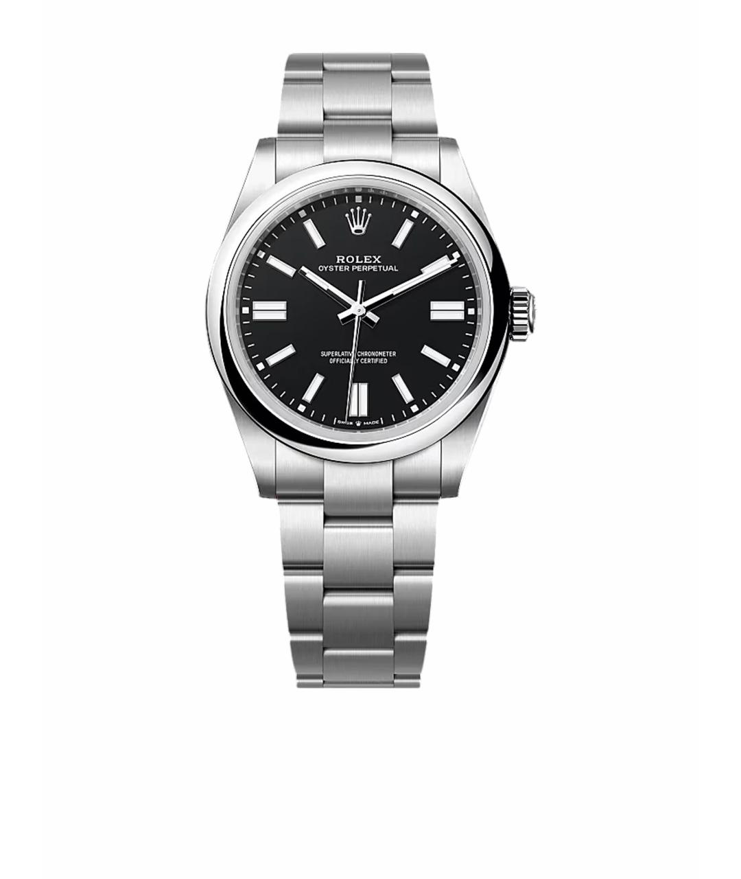 ROLEX Черные часы, фото 1